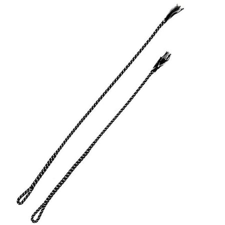 Jacks Jacks 461-XL Popper Snapper for Whip; Black & White - 12 in. 461-XL